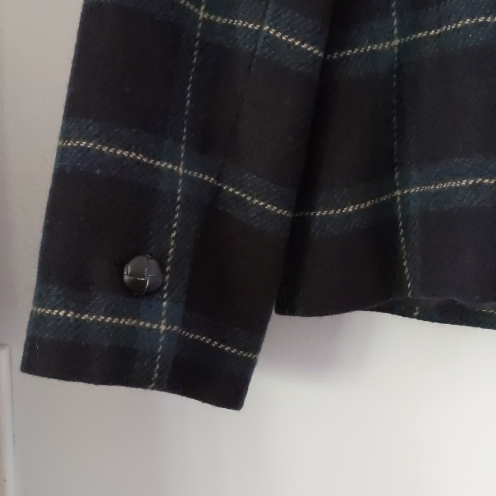Wool Windowpane Plaid Jacket - Picture 5 of 5